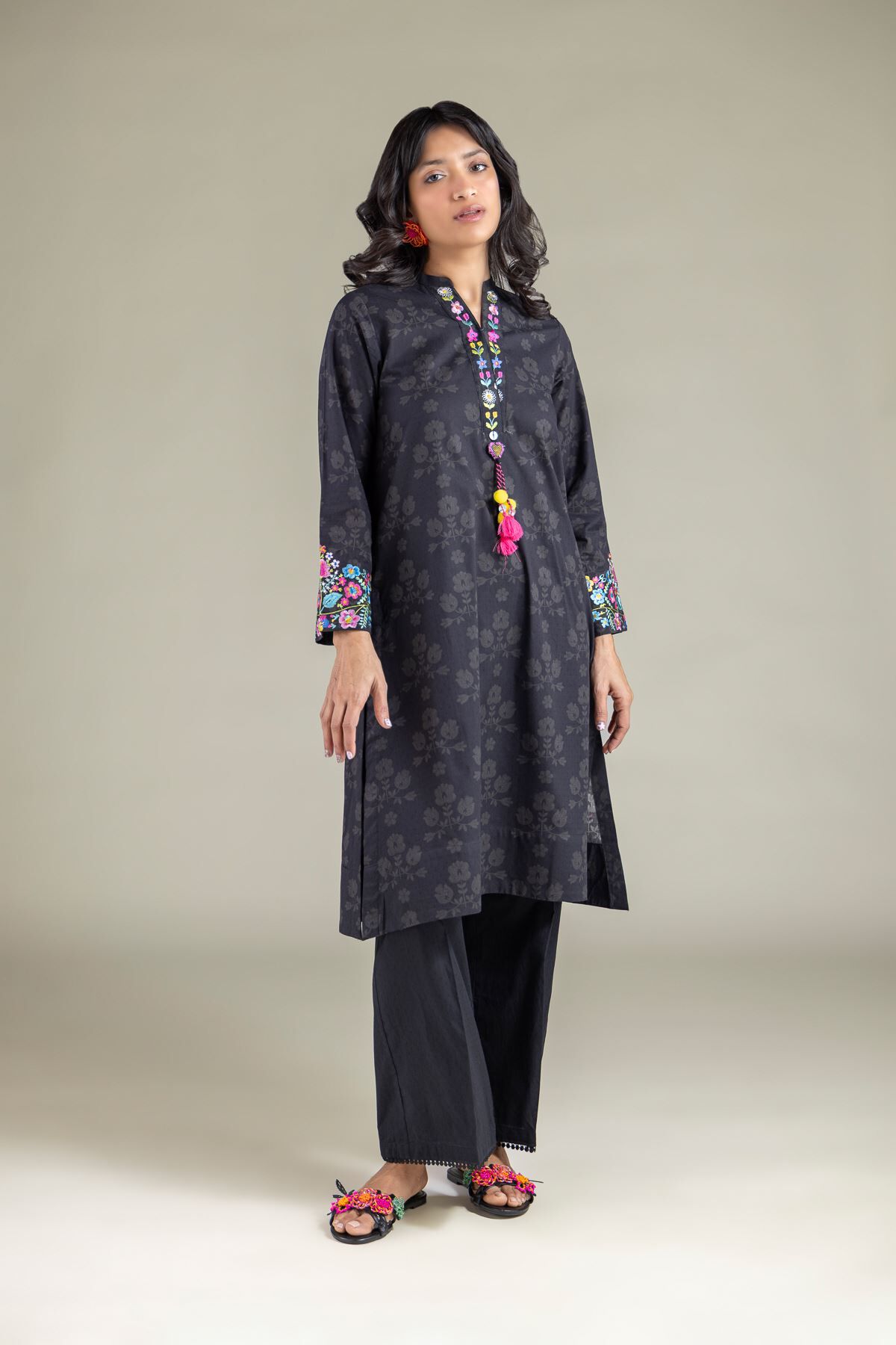 Short Solid Kurta